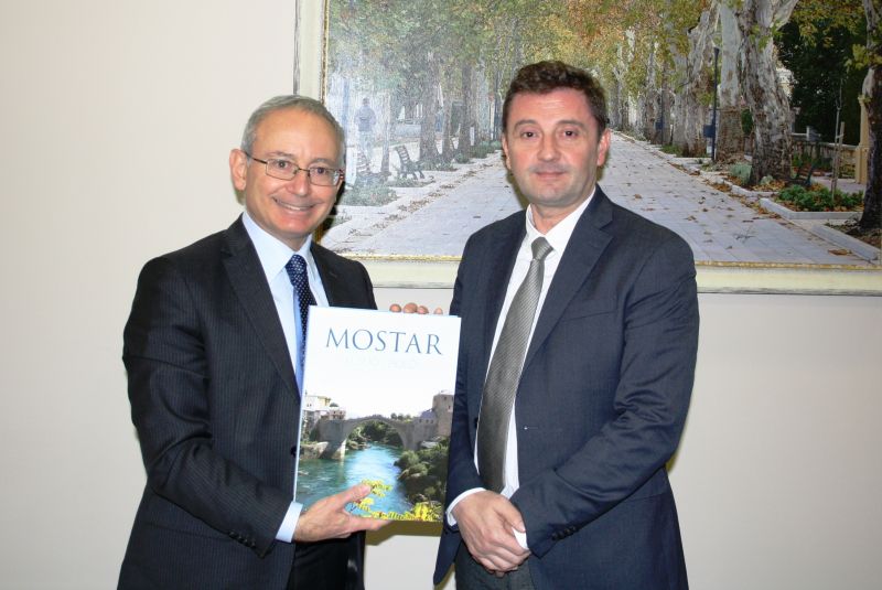 Posjeta Nj.E. Marco di Ruzza, veleposlanika Republike Italije Gradu Mostaru