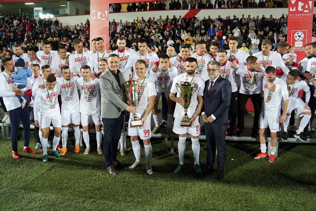 Gradonačelnik Kordić na proslavi naslova prvaka HŠK Zrinjski
