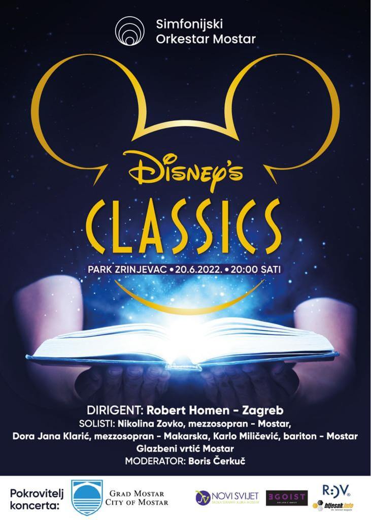 'Disney's Classics': Mostarski simfoničari svojim sugrađanima daruju koncert na otvorenom 