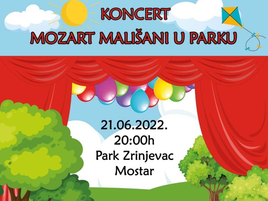 Mozart mališani priređuju spektakl u parku