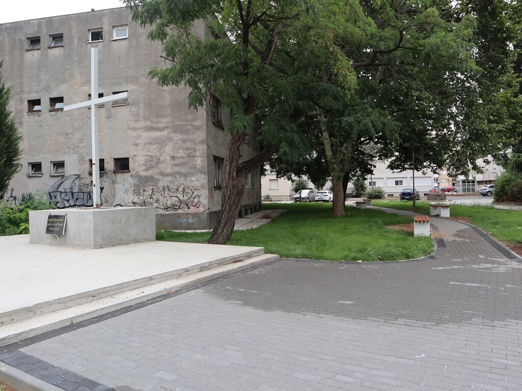 Radovi u Vukovarskoj ulici kod spomen obilježja u zavr&scaron;noj fazi