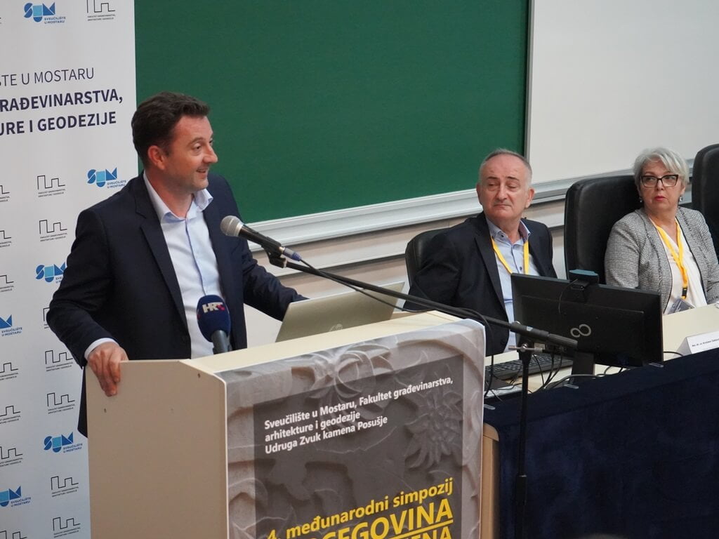 Kordić otvorio simpozij na Građevinskom fakultetu: Hercegovina je idealno mjesto za govoriti o kamenu
