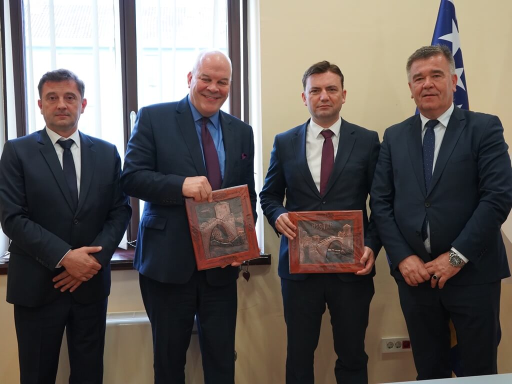 Kordić i Marić s predsjedavajućim OSCE-a: Mostar pozitivan primjer funkcioniranja lokalne zajednice