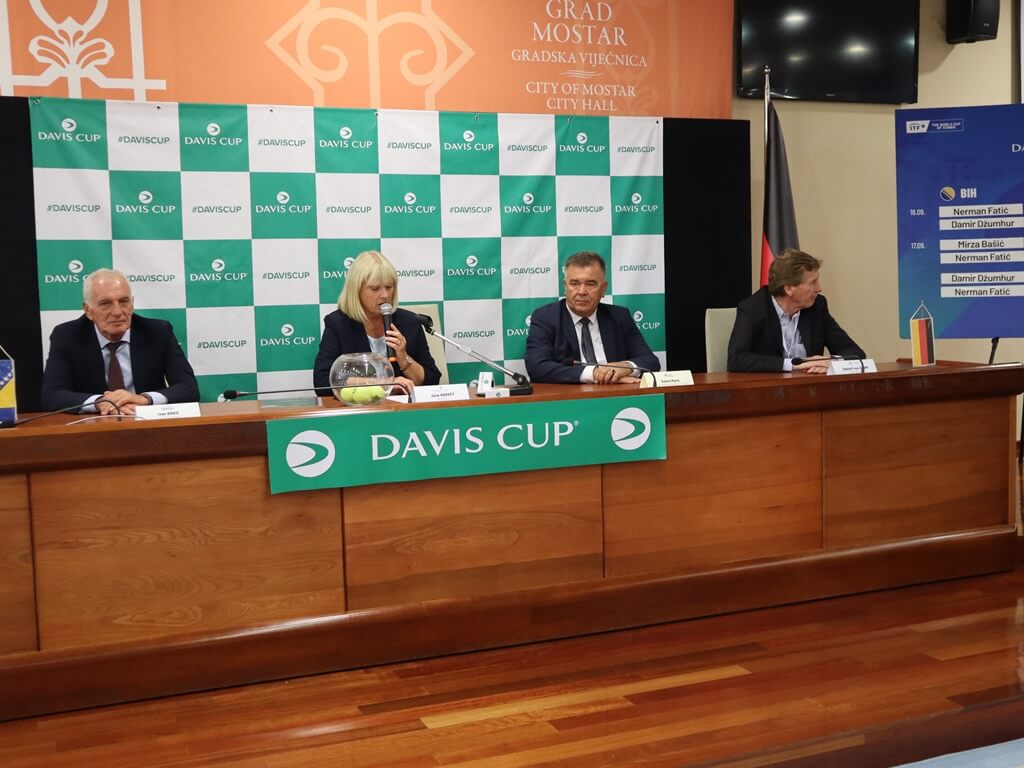U mostarskoj Gradskoj vijećnici održano izvlačenje parova za Davis Cup