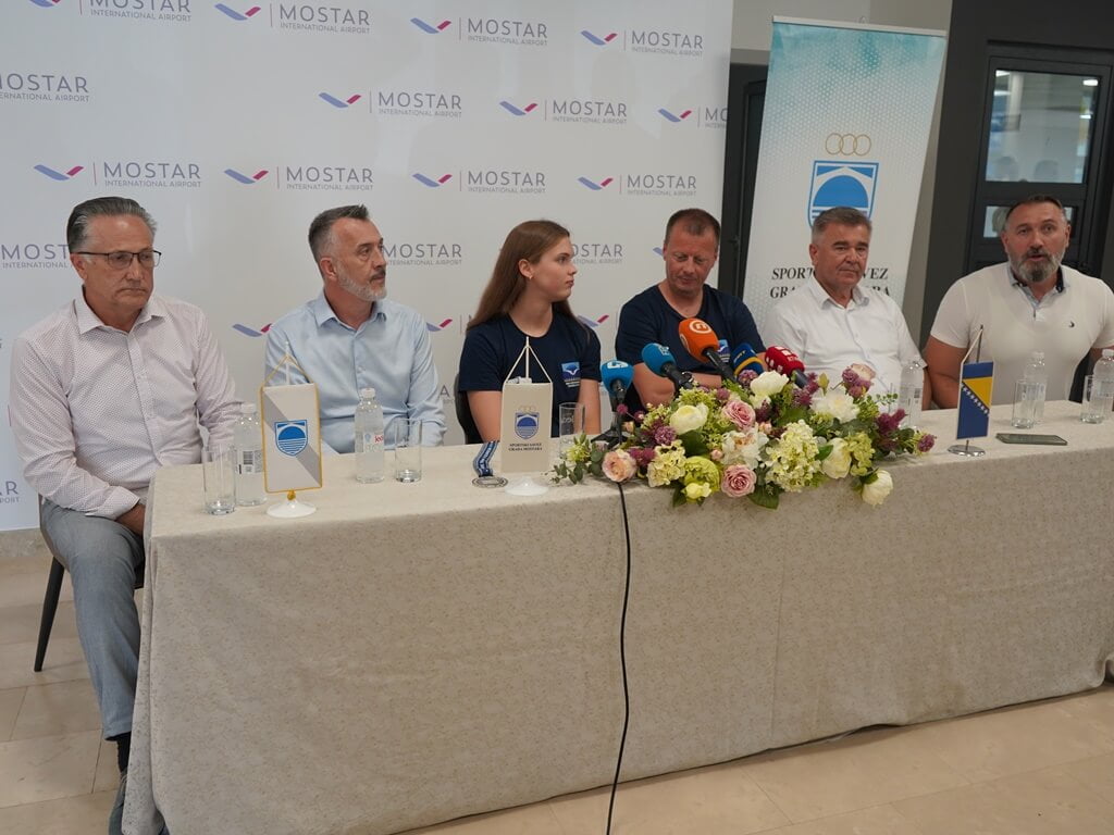 Lana Pudar sletjela u Mostar, europskoj viceprvakinji priređen svečani doček