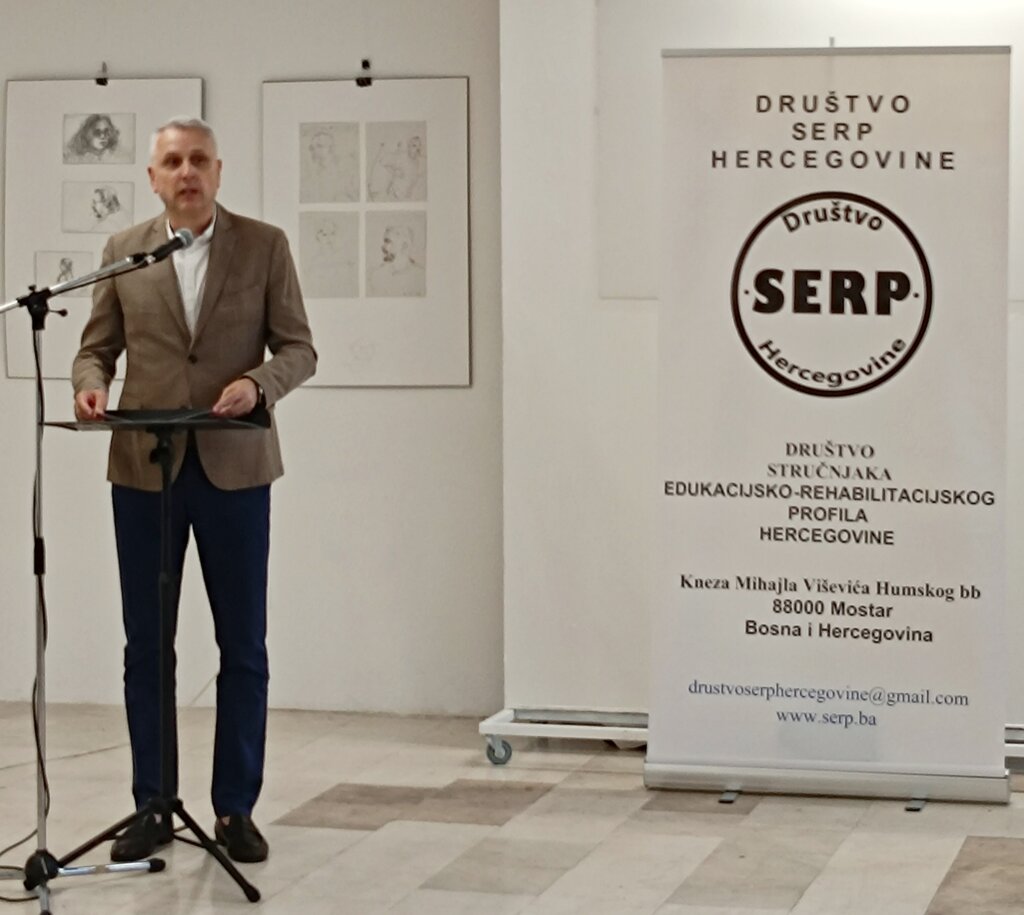 Zahvalnica Gradu Mostaru za potporu Dru&scaron;tvu SERP Hercegovine