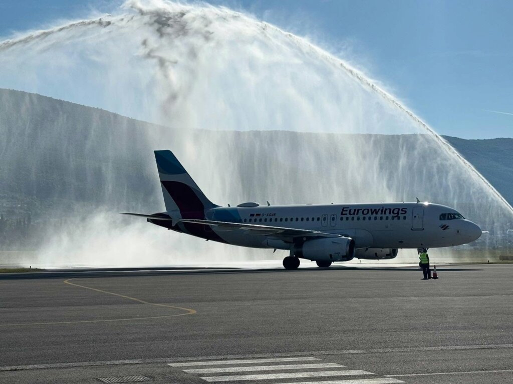 Ponovno uspostavljeni letovi iz Njemačke: Prvi avion iz Düsseldorfa sletio u Mostar