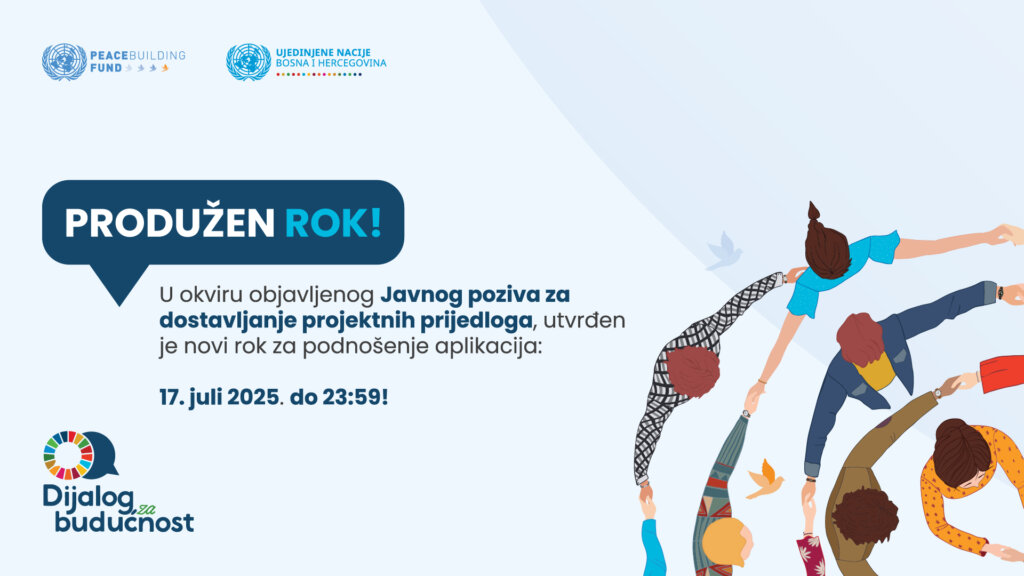 Produžen rok za dostavljanje projektnih prijedloga u okviru javnog poziva projekta 'Dijalog za budućnost 3' (DFF3)