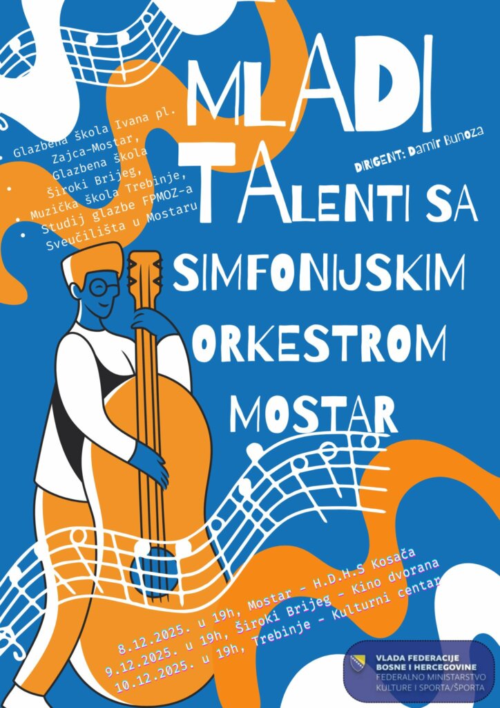Koncerti 'Mladi talenti sa Simfonijskim orkestrom Mostar'