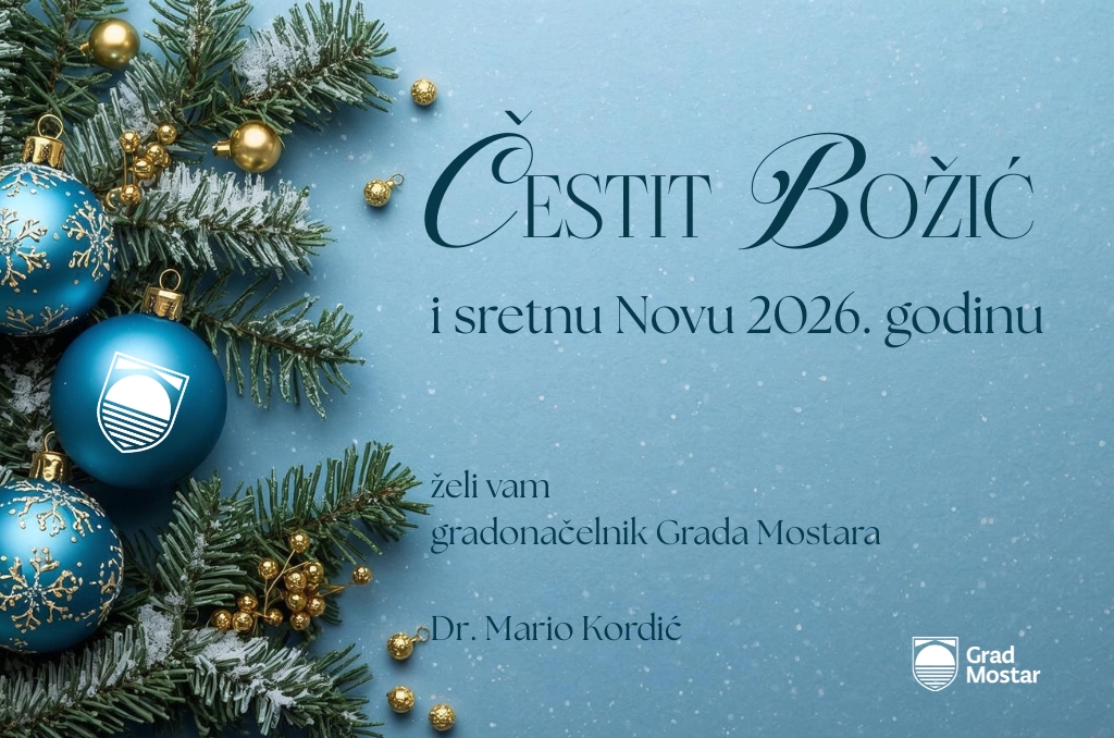 Čestit Božić i sretna Nova 2026. godina